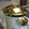Gilded slumped Glass Gilded slumped Glass