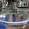 cut glass slumped cut glass slumped