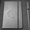 Embossed Moleskine design Embossed Moleskine Notebooks