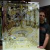 Ornate glass sign