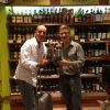 My Brother and his friend in Dubai duty free with my bottle design
