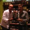 My Brother in Dubai holding my bottle of Jameson Design