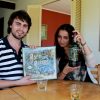 My eldest daughter Hannah and her cousin Sam sampling the Whiskey! and the music!