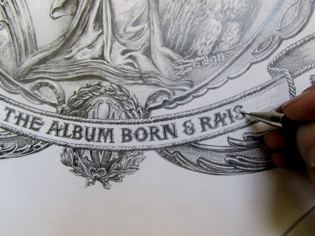 Born & Raised Album Cover John Mayer David Smith Traditional