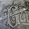 Gulledge Gilded Glass sign