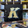 Complete letter K from my online glass gilding course