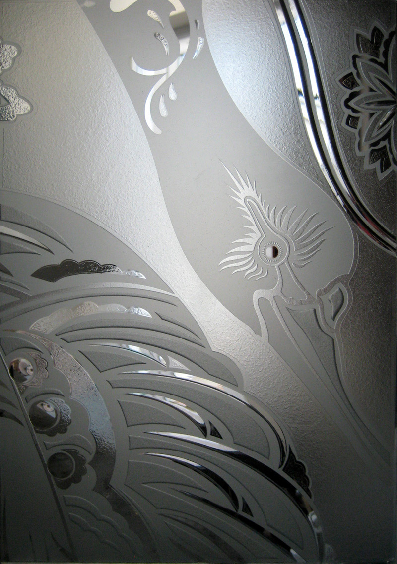 French Embossing David Smith Traditional Ornamental Glass Artist