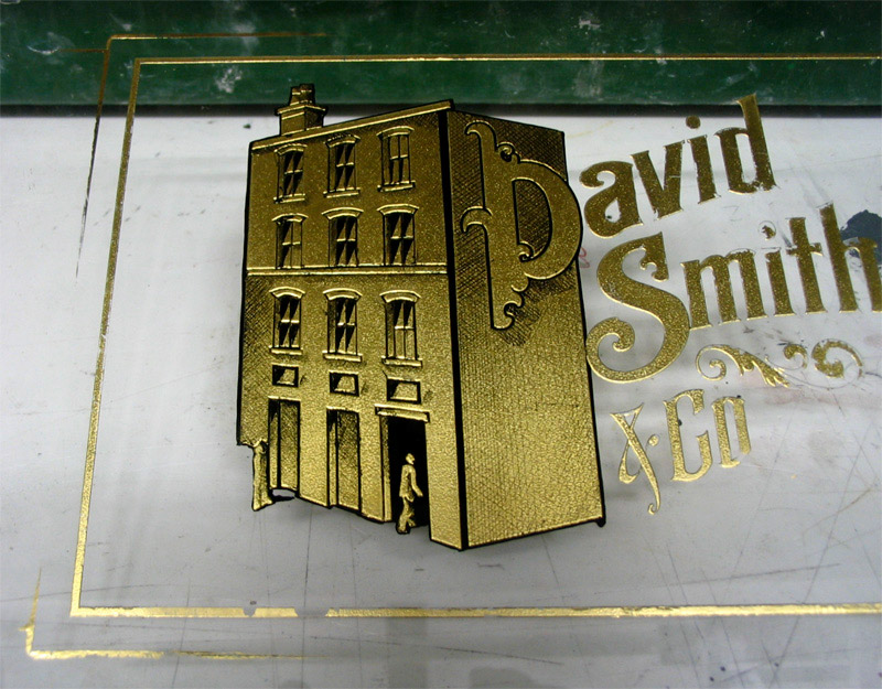 French Embossing David Smith Traditional Ornamental Glass Artist