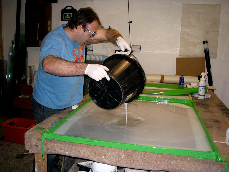 French Embossing David Smith Traditional Ornamental Glass Artist