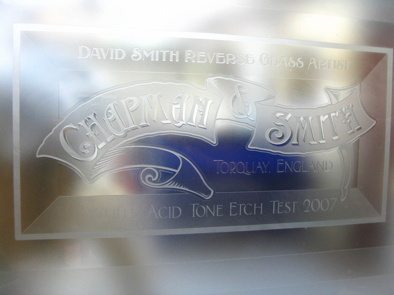 French Embossing David Smith Traditional Ornamental Glass Artist