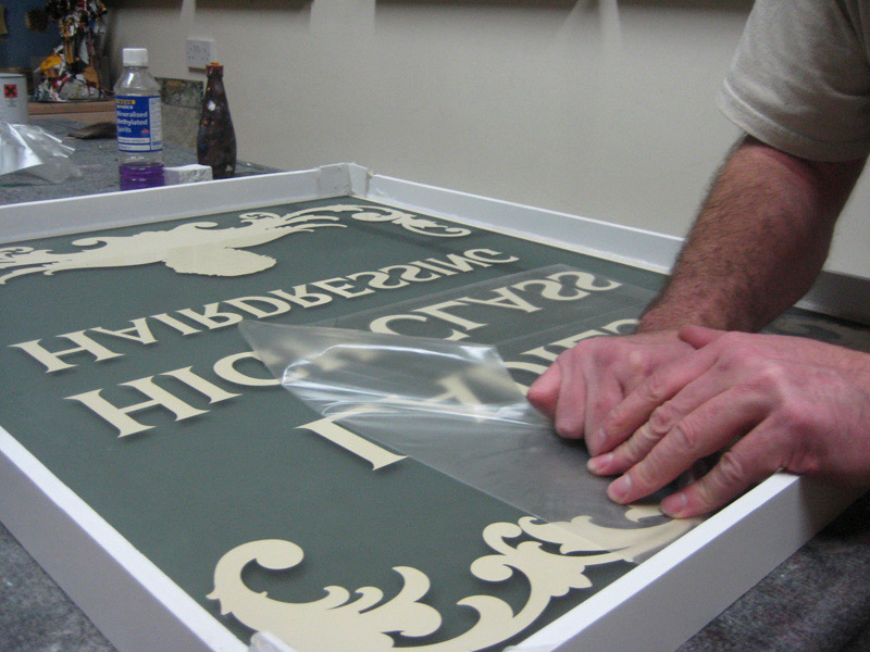 French Embossing David Smith Traditional Ornamental Glass Artist