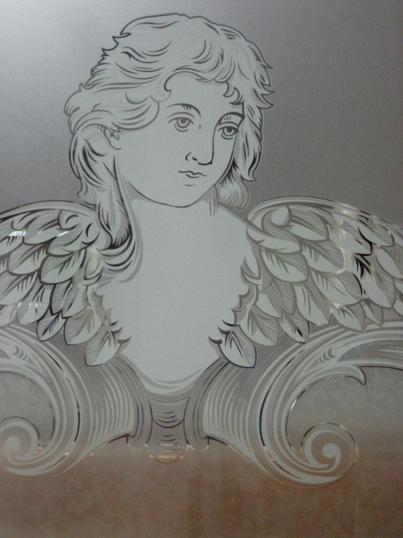 French Embossing David Smith Traditional Ornamental Glass Artist
