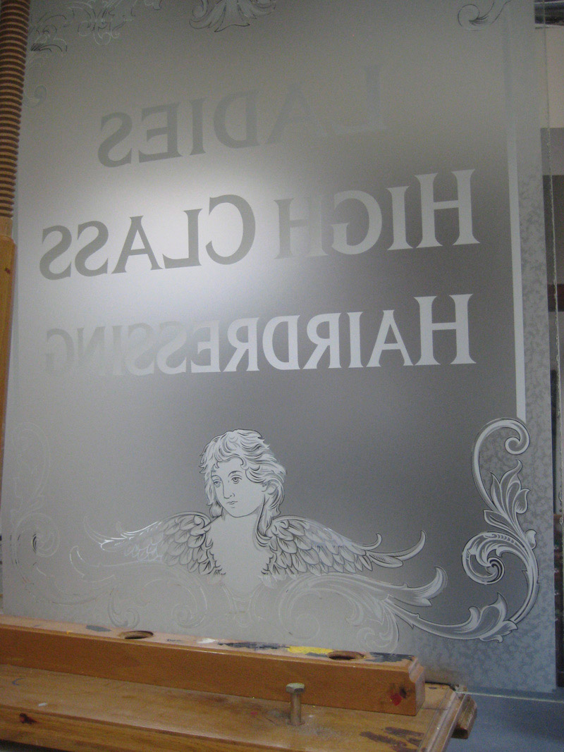 French Embossing David Smith Traditional Ornamental Glass Artist